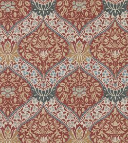 Norbury Wallpaper by Morris & Co Slate/Madder Norbury Wallpaper by Morris & Co Slate/Madder
