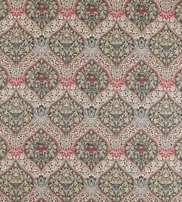 Norbury Weave Fabric by Morris & Co Slate/Plum