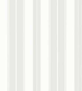 Norfolk Stripe Wallpaper by Thibaut Grey