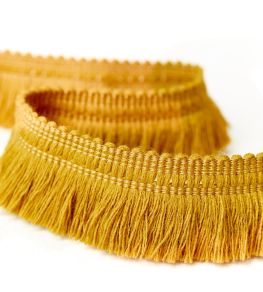Norton Fringe Trim by Sanderson Mustard Norton Fringe Trim by Sanderson Mustard