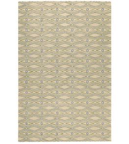 Noughts & Crosses Rug by GP & J Baker Green/Blue Noughts & Crosses Rug by GP & J Baker Green/Blue