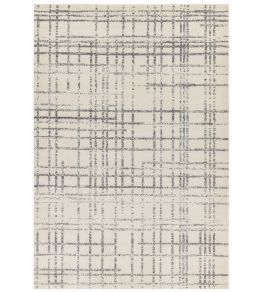 Nova Grid Rug by Asiatic Grey Nova Grid Rug by Asiatic Grey