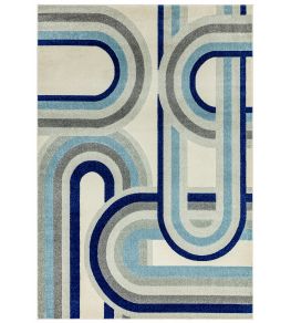 Nova Retro Rug by Asiatic Blue Nova Retro Rug by Asiatic Blue