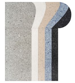 Nuances Round Rug by GAN Volcano