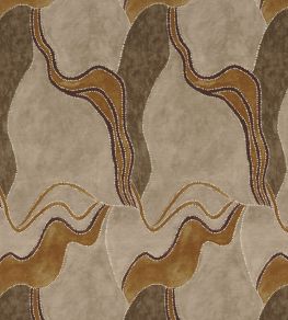 Nunga Fabric by Camengo Moka Nunga Fabric by Camengo Moka