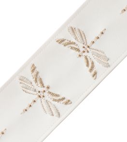 Nymph Beaded Border Trimming by Samuel & Sons White Lily Nymph Beaded Border Trimming by Samuel & Sons White Lily