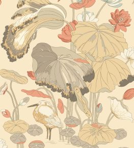 Nympheus Wallpaper by GP & J Baker Parchment/Blush Nympheus Wallpaper by GP & J Baker Parchment/Blush