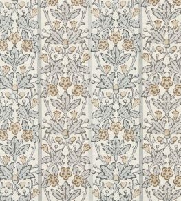 Oak & Blossom Wallpaper by Morris & Co Mineral Blue/Linen Oak & Blossom Wallpaper by Morris & Co Mineral Blue/Linen