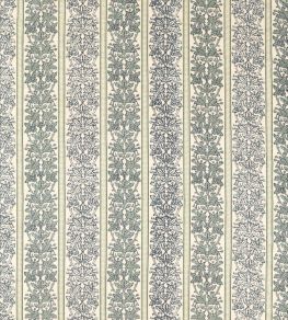 Oak & Blossom Weave Fabric by Morris & Co Green/Indigo Oak & Blossom Weave Fabric by Morris & Co Green/Indigo