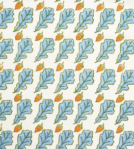 Oak Fabric by Molly Mahon Blue Oak Fabric by Molly Mahon Blue
