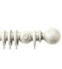 Oakham 50mm Wooden Pole Tusk, Ball finial Tusk