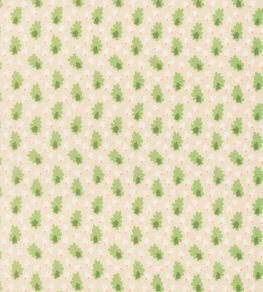Oakley Fabric by George & Minnie Emerald/Parchment Oakley Fabric by George & Minnie Emerald/Parchment