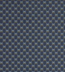 Obi Check Fabric by Liberty Smalt Blue Obi Check Fabric by Liberty Smalt Blue