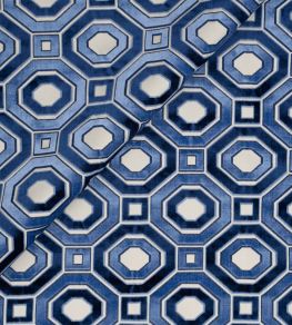 Octavian Velvet Fabric by Jim Thompson Lapis Octavian Velvet Fabric by Jim Thompson Lapis