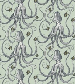 Octopoda Grand Wallpaper by Josephine Munsey Radmoor Blue Octopoda Grand Wallpaper by Josephine Munsey Radmoor Blue