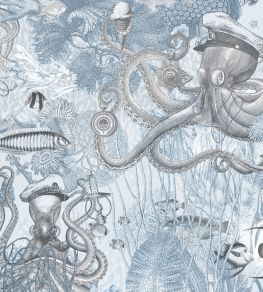 Octopus Wallpaper by Brand McKenzie Pale Ocean Octopus Wallpaper by Brand McKenzie Pale Ocean