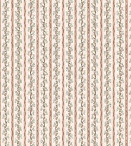 Odile Fabric by Nina Campbell Coral/Eucalyptus Odile Fabric by Nina Campbell Coral/Eucalyptus