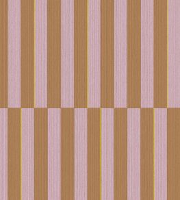 Offset Stripe Wallpaper by Eijffinger Pink/Brown Offset Stripe Wallpaper by Eijffinger Pink/Brown