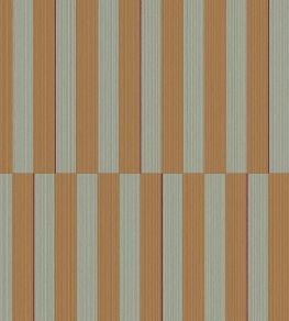 Offset Stripe Wallpaper by Eijffinger Sage/Brown Offset Stripe Wallpaper by Eijffinger Sage/Brown