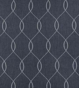 Ogee Fabric by Mark Alexander Indigo