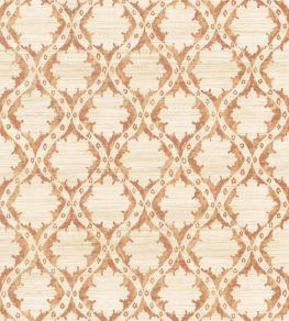 Ogive Grasscloth Wallpaper by Madeaux 03 Clay
