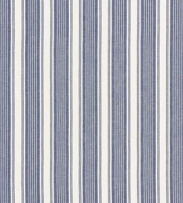 Ojai Stripe Fabric by Schumacher Indigo Ojai Stripe Fabric by Schumacher Indigo