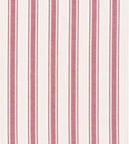 Ojai Stripe Fabric by Schumacher Red Ojai Stripe Fabric by Schumacher Red