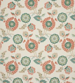Olander Fabric by Colefax and Fowler Red/Green Olander Fabric by Colefax and Fowler Red/Green