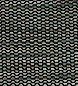 Olav Fabric by Clarke & Clarke Peacock