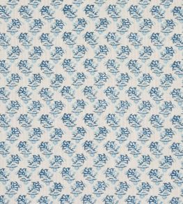 Oleander Indoor/Outdoor Fabric by Schumacher Indigo Oleander Indoor/Outdoor Fabric by Schumacher Indigo