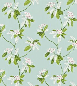 Oleander Fabric by Sanderson Fuchsia/Sky Blue Oleander Fabric by Sanderson Fuchsia/Sky Blue