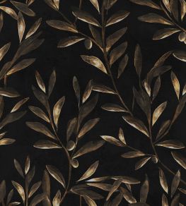 Olivetum Wallpaper by Coordonne Coal