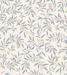 Olivia Wallpaper by Sandberg Light Blue