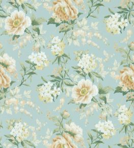 Olivia Wallpaper by Sanderson Sky Mist/Tan