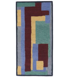 Omega Rectangles by Omega Workshop Rug by CF Editions Multi Omega Rectangles by Omega Workshop Rug by CF Editions Multi