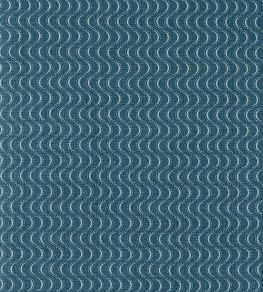 Ondine Fabric by Vanderhurd Prussian Blue/Natural Ondine Fabric by Vanderhurd Prussian Blue/Natural