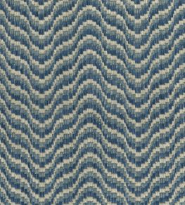 Ondoso Fabric by Nina Campbell Blue Ondoso Fabric by Nina Campbell Blue