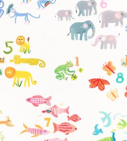 One Two Three Wallpaper by Villa Nova Blue