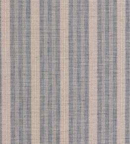 Opal Stripe Fabric by Ian Mankin Bluestone / Powder Opal Stripe Fabric by Ian Mankin Bluestone / Powder