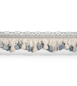 Ophelia Scallop Tassel Fringe Trim by James Hare Blue