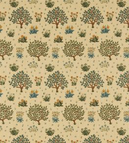 Orchard Fabric by Morris & Co Olive/Gold
