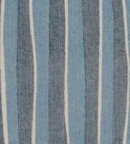 Orchard Stripe Fabric by Fermoie Blue/Navy