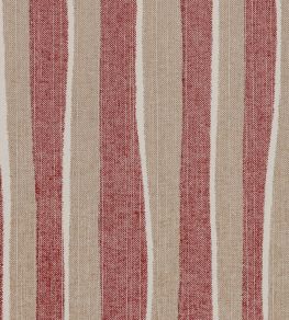 Orchard Stripe Fabric by Fermoie Raspberry