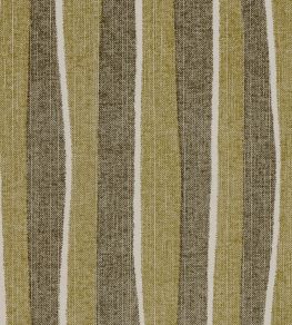 Orchard Stripe Fabric by Fermoie Chartreuse Orchard Stripe Fabric by Fermoie Chartreuse