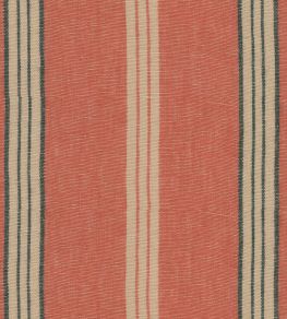 Oregon Stripes Fabric by MINDTHEGAP Orange Taupe