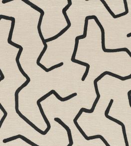Orma Fabric by Camengo Carbone Orma Fabric by Camengo Carbone