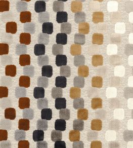 Orphisme Fabric by Casamance Noir / Tabac Orphisme Fabric by Casamance Noir / Tabac