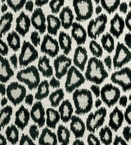 Ortega Fabric by Clarke & Clarke Noir