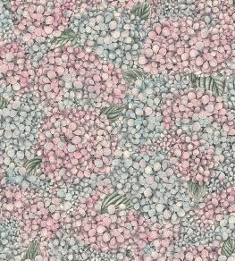 Ortensia Wallpaper by Cole & Son Pink & Blue Ortensia Wallpaper by Cole & Son Pink & Blue