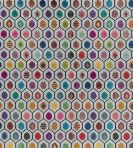 Pelangi Velvet Fabric by Osborne & Little Purple Pelangi Velvet Fabric by Osborne & Little Purple